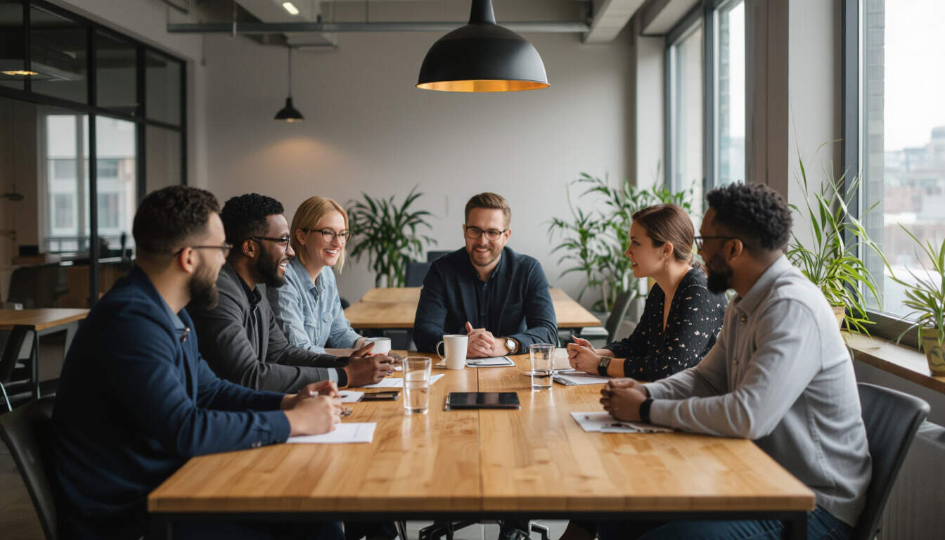 Entdecken Sie, wie Sie Besprechungen von Zeitverschwendern in produktive Sitzungen umwandeln. Lernen Sie praktische Strategien wie Hyperfocus und Time Blocking, um Diskussionen effektiv zu managen und die Effizienz für Berufstätige und Studenten gleichermaßen zu steigern.
