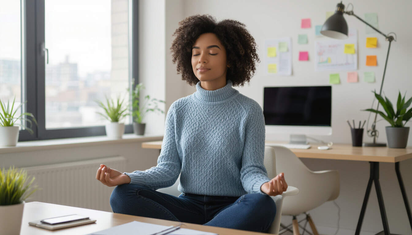 Discover practical stress reduction techniques that integrate with hyperfocus and time blocking to boost productivity. Learn how simple methods can help busy professionals and students manage stress effectively, leading to better focus and efficiency.
